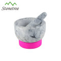 100% natural custom granite marble stone mortar and pestle 13X8cm